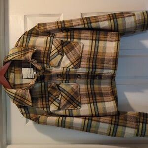 Cropped Plaid Shacket